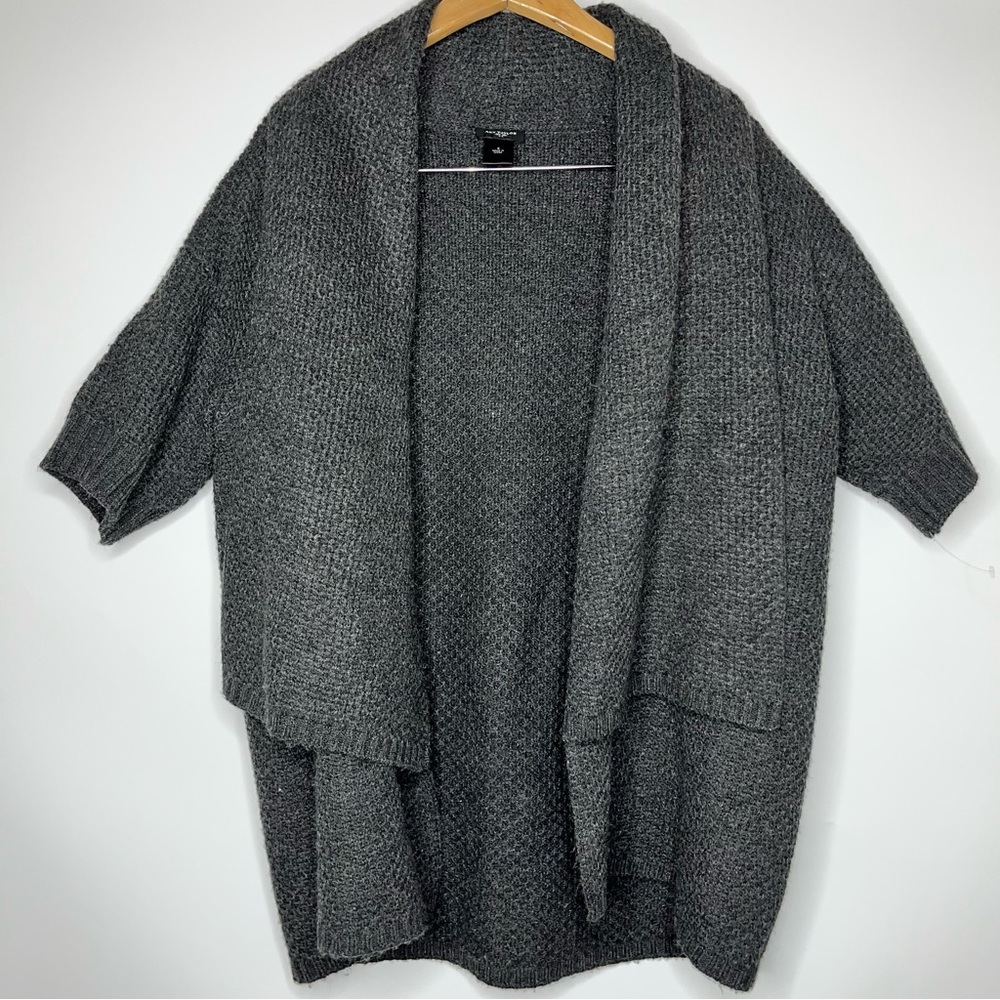 Ann Taylor LOFT Black double layered Cardigan - Picture 5 of 12